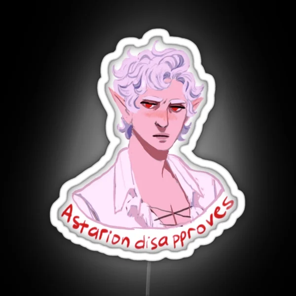 Astarion Disapproves RGB Neon Sign