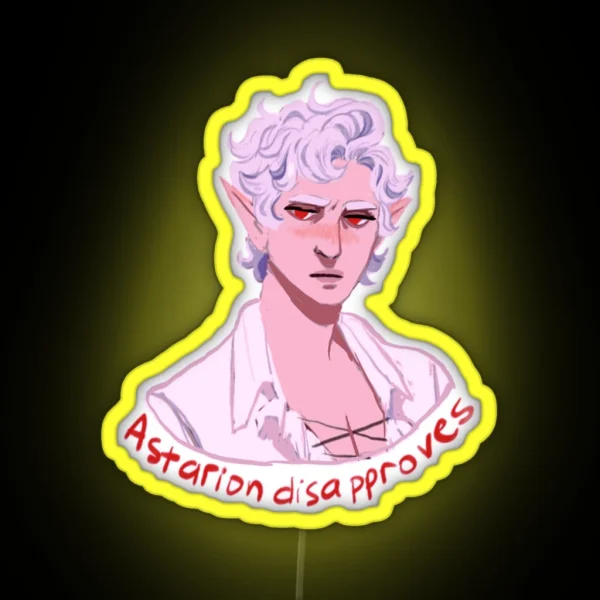 Astarion Disapproves RGB Neon Sign