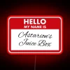 Astarion's Thirst Quencher: Vibrant Neon Sign Inspired by BG3 Characters