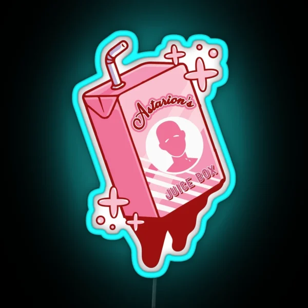 Astarion S Juice Box RGB Neon Sign