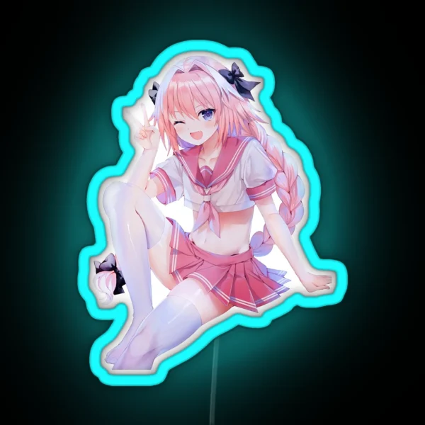 Astolfo Kawaii RGB Neon Sign
