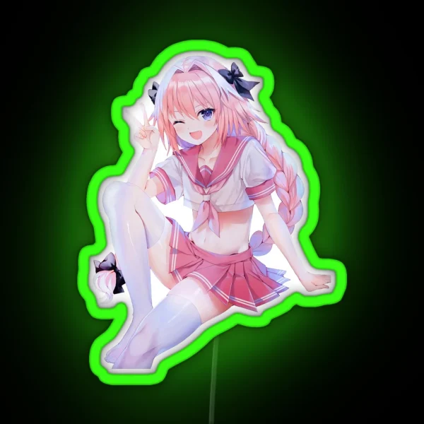 Astolfo Kawaii RGB Neon Sign