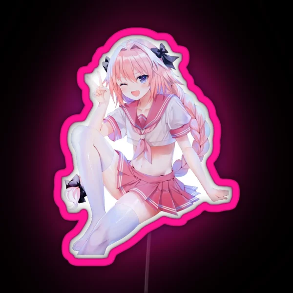 Astolfo Kawaii RGB Neon Sign