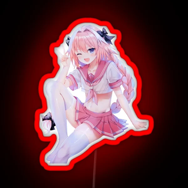 Astolfo Kawaii RGB Neon Sign