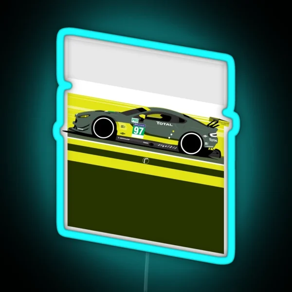 Aston Martin Racing GTE Le Mans RGB Neon Sign