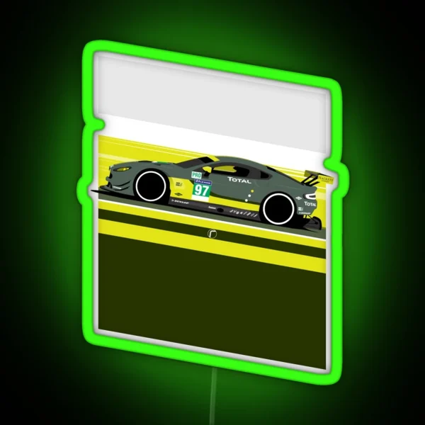 Aston Martin Racing GTE Le Mans RGB Neon Sign