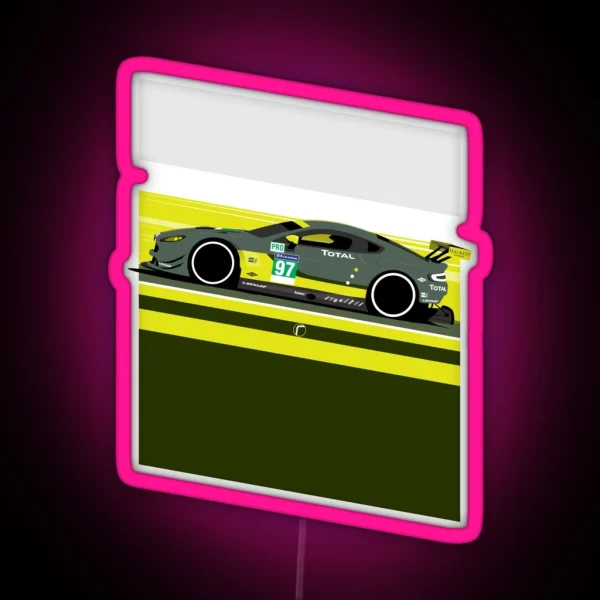 Aston Martin Racing GTE Le Mans RGB Neon Sign