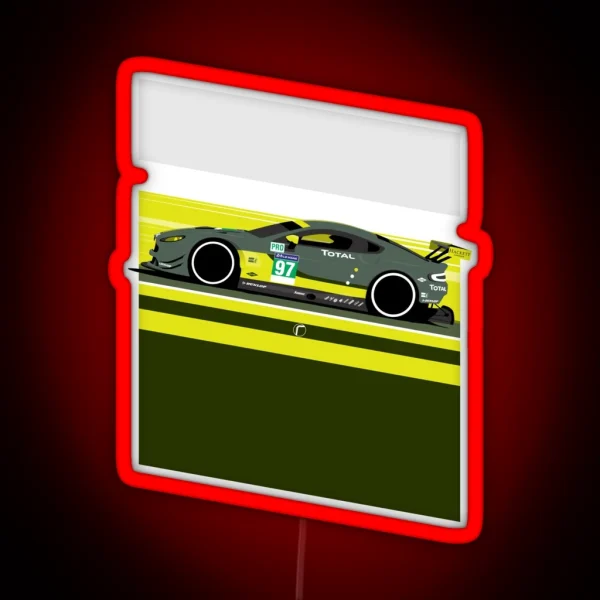 Aston Martin Racing GTE Le Mans RGB Neon Sign