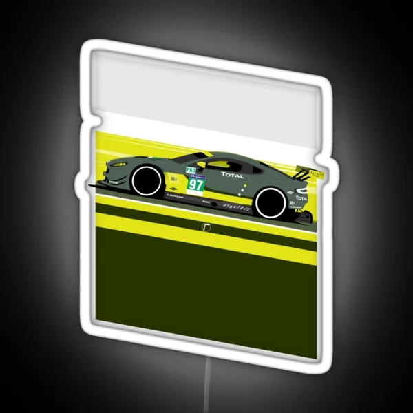 Aston Martin Racing GTE Le Mans RGB Neon Sign