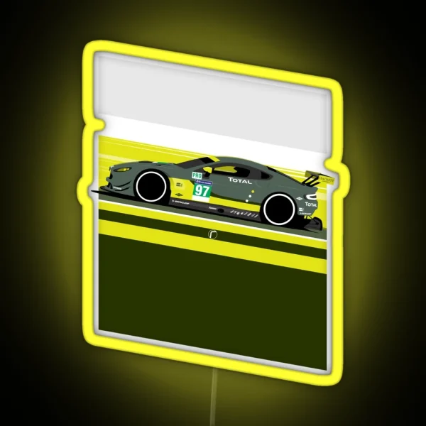 Aston Martin Racing GTE Le Mans RGB Neon Sign