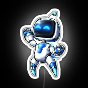 Astro Bot RGB Neon Sign