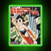 Vintage Astro Boy Anime Inspired RGB Neon Wall Decoration Sign