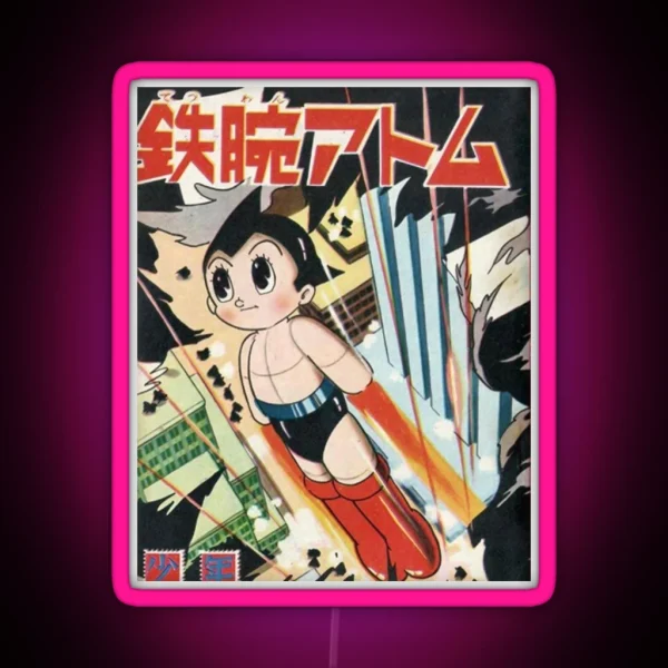 Astro Boy Classic Anime RGB Neon Sign