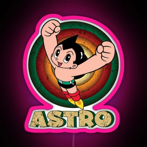 Astro Boy Classic Anime RGB Neon Sign