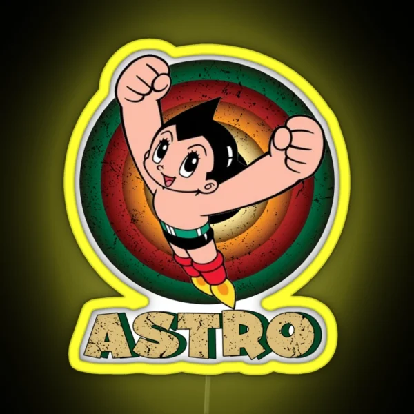 Astro Boy Classic Anime RGB Neon Sign