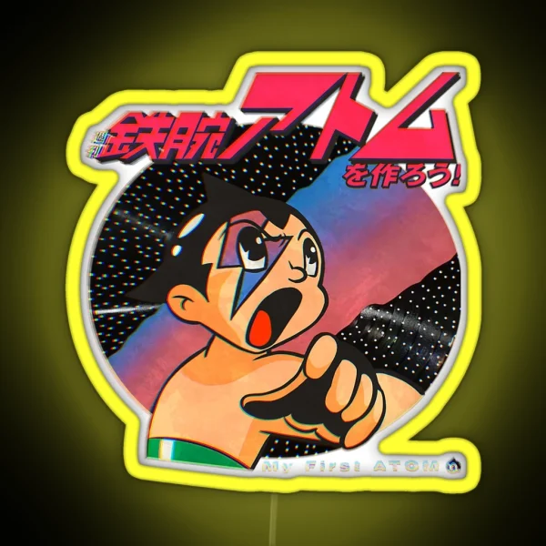 Astro Boy Classic Anime RGB Neon Sign