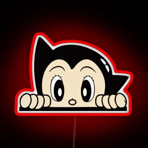 Astro Boy Peeker Anime RGB Neon Sign