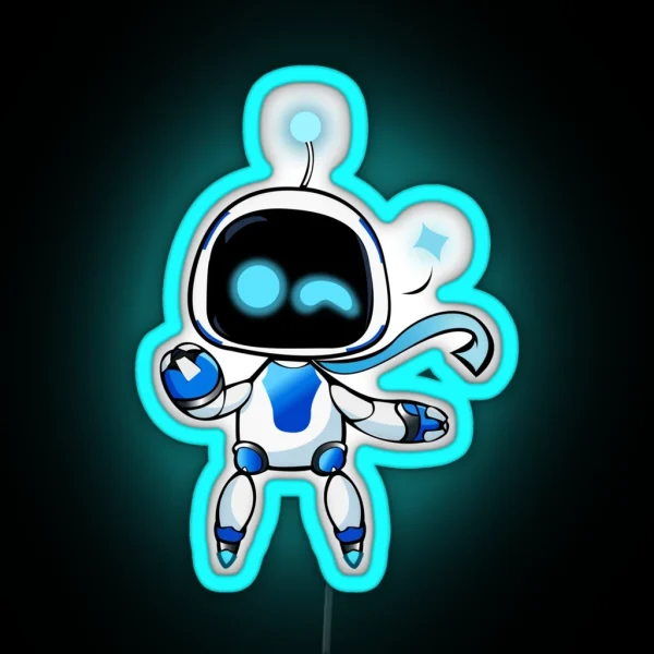 Astrobot Wink RGB Neon Sign
