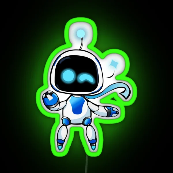 Astrobot Wink RGB Neon Sign