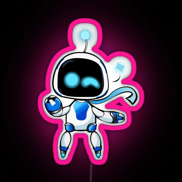 Astrobot Wink RGB Neon Sign