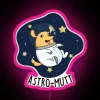Astromutt Astronaut Funny Dog Puns RGB Neon Sign - Image 6