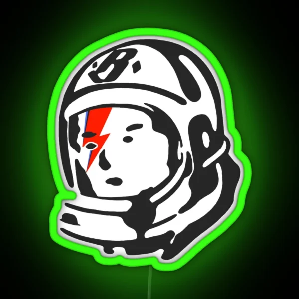 Astronaut Club Logo Icon RGB Neon Sign