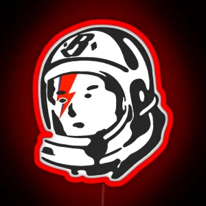 Astronaut Club Logo Icon RGB Neon Sign