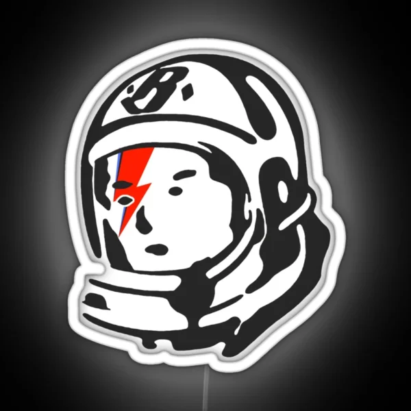 Astronaut Club Logo Icon RGB Neon Sign