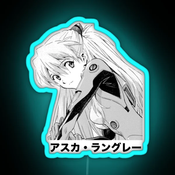 Asuka Langley RGB Neon Sign