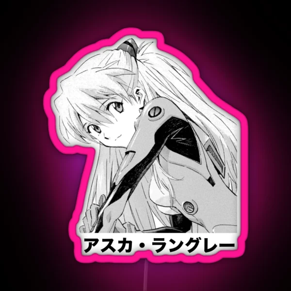 Asuka Langley RGB Neon Sign