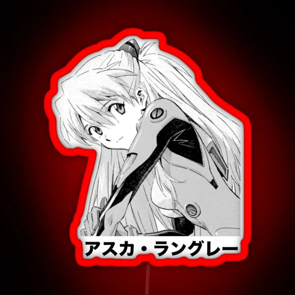 Asuka Langley RGB Neon Sign