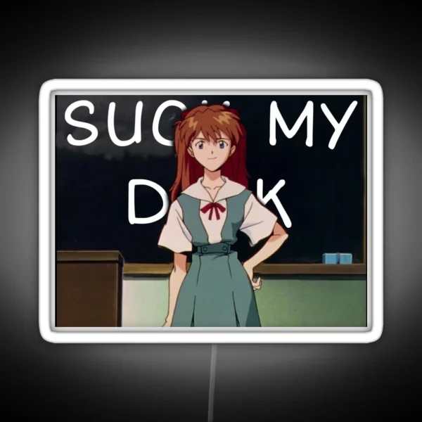 Asuka Suck My RGB Neon Sign