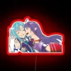 Asuna And Yuuki RGB Neon Sign - Image 2