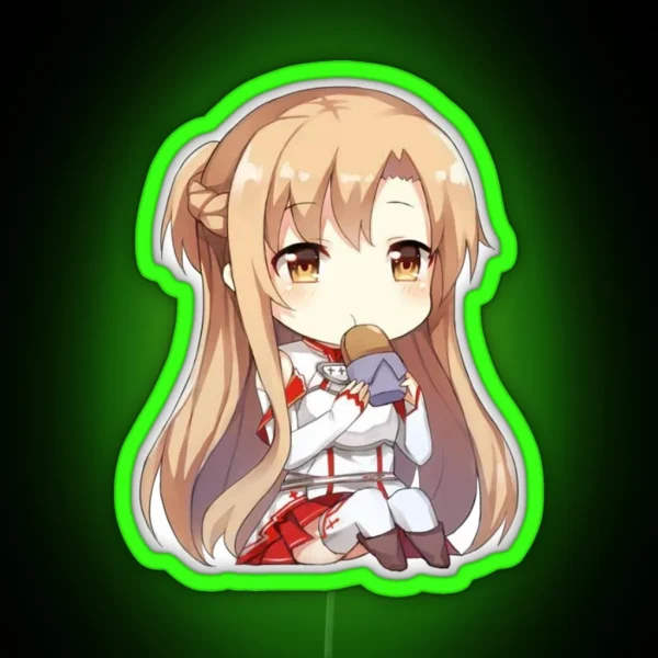 Asuna Chibi RGB Neon Sign