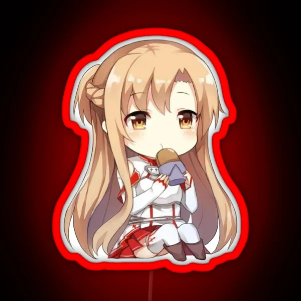 Asuna Chibi RGB Neon Sign