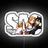 Asuna Kirito SAO RGB Neon Sign