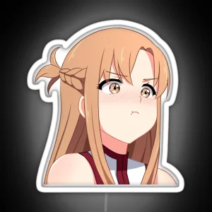 Asuna Peeker RGB Neon Sign