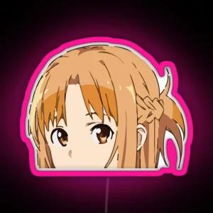 Asuna Peeker RGB Neon Sign