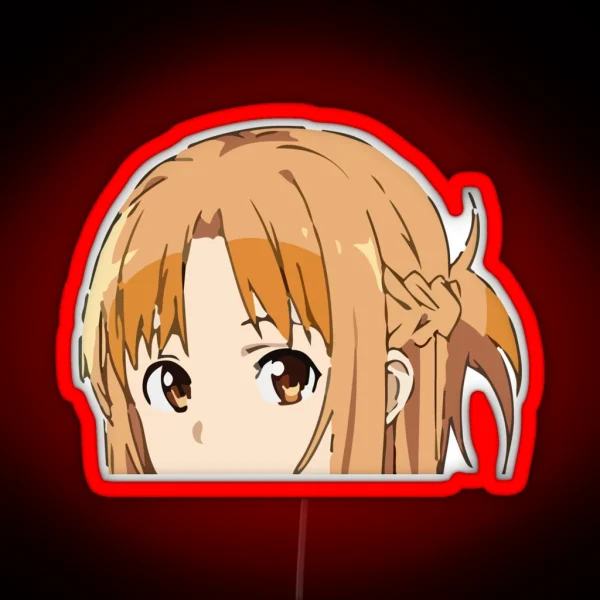 Asuna Peeker RGB Neon Sign