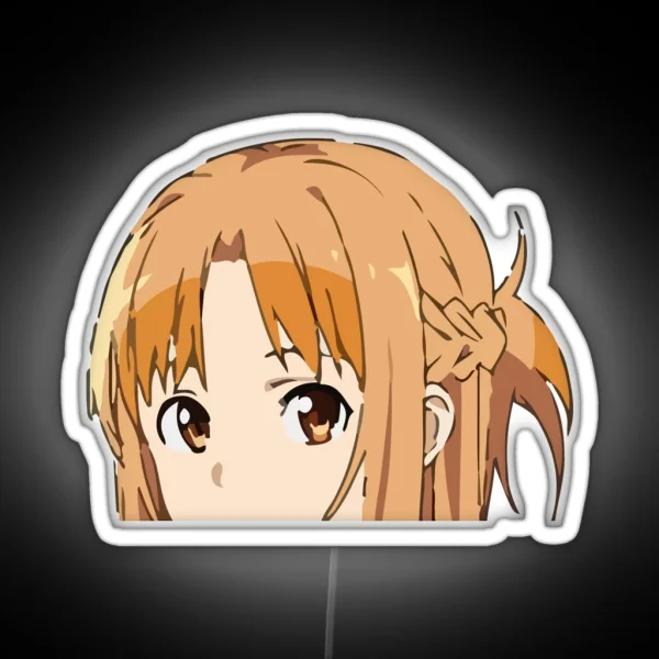 Asuna Peeker RGB Neon Sign