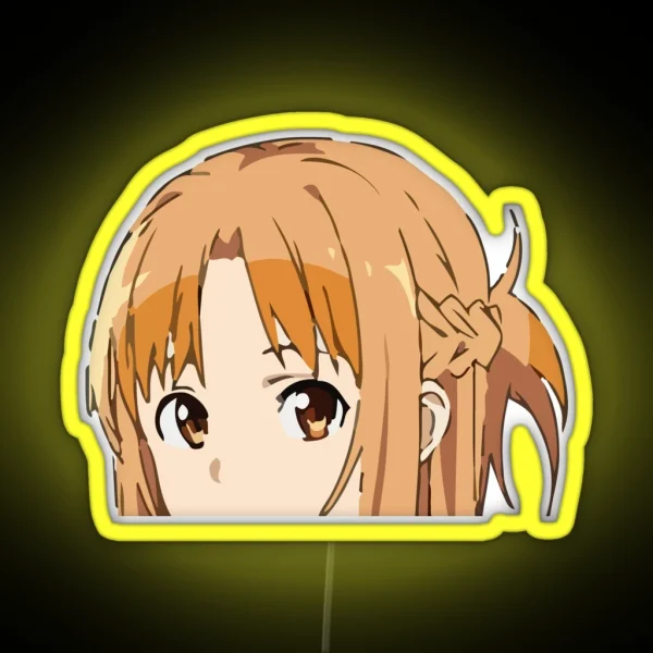 Asuna Peeker RGB Neon Sign