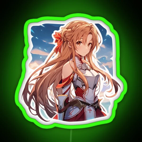 Asuna Portrait RGB Neon Sign