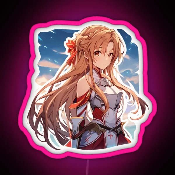 Asuna Portrait RGB Neon Sign