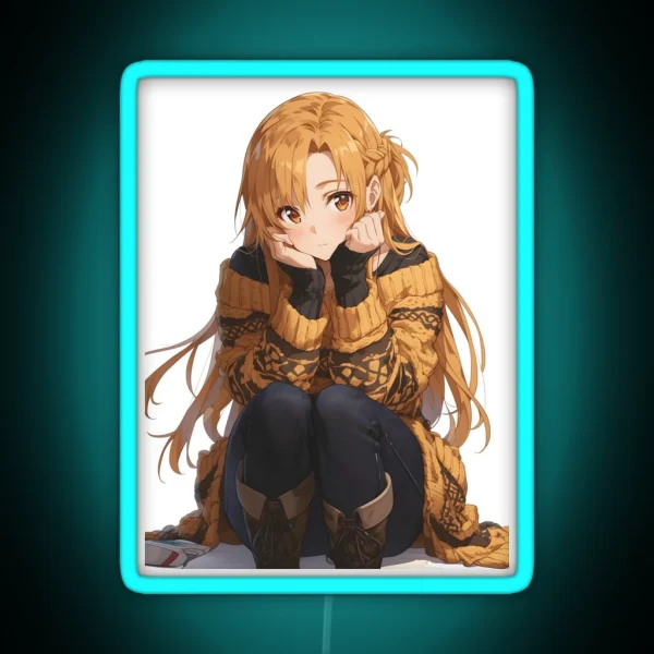 Asuna SAO 11 RGB Neon Sign
