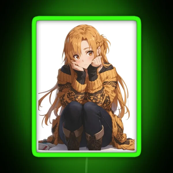 Asuna SAO 11 RGB Neon Sign