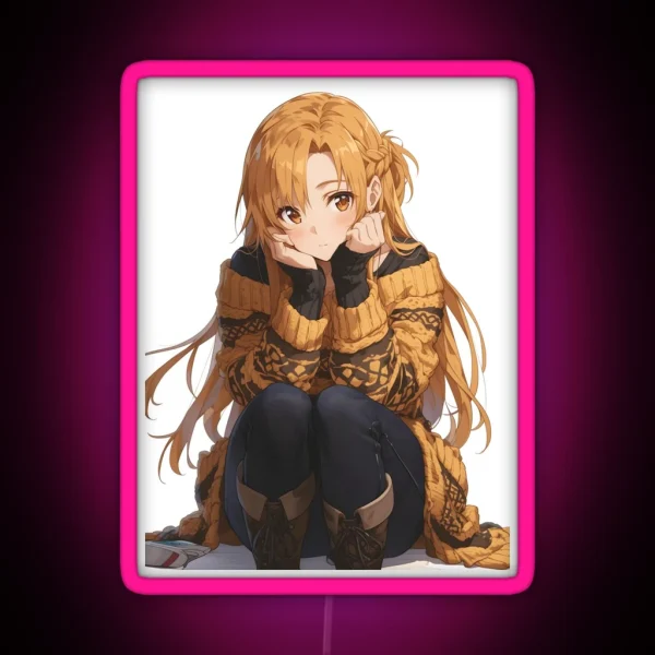 Asuna SAO 11 RGB Neon Sign