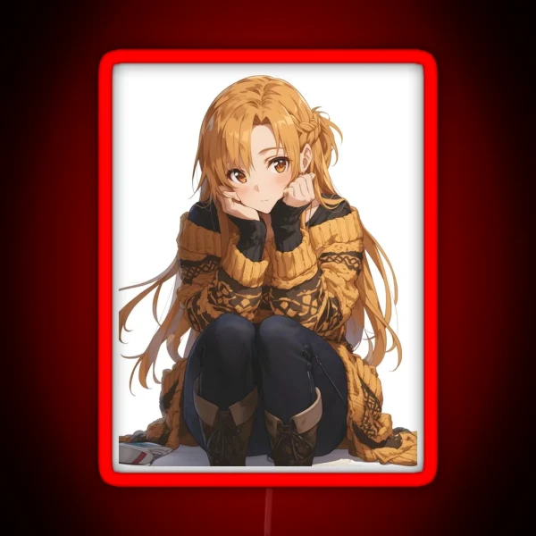 Asuna SAO 11 RGB Neon Sign