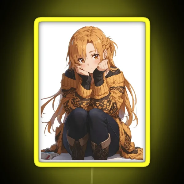 Asuna SAO 11 RGB Neon Sign