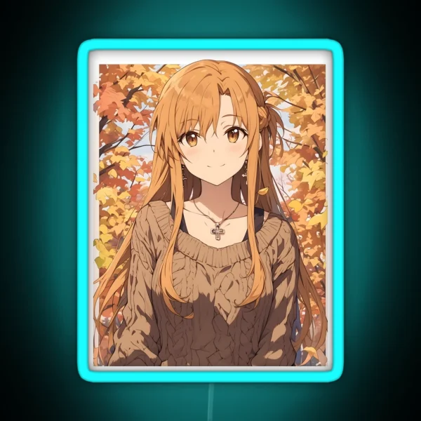 Asuna SAO 12 RGB Neon Sign
