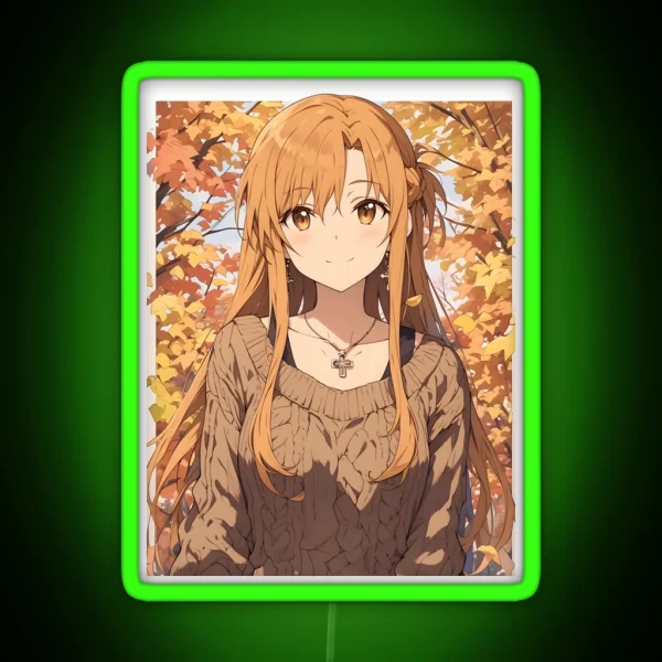 Asuna SAO 12 RGB Neon Sign